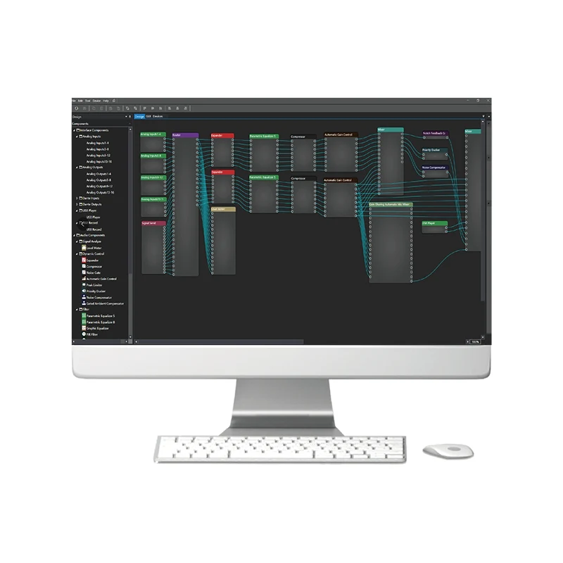 Dante 64 in 64 Out Open Architecture DSP мрежов аудио процесор